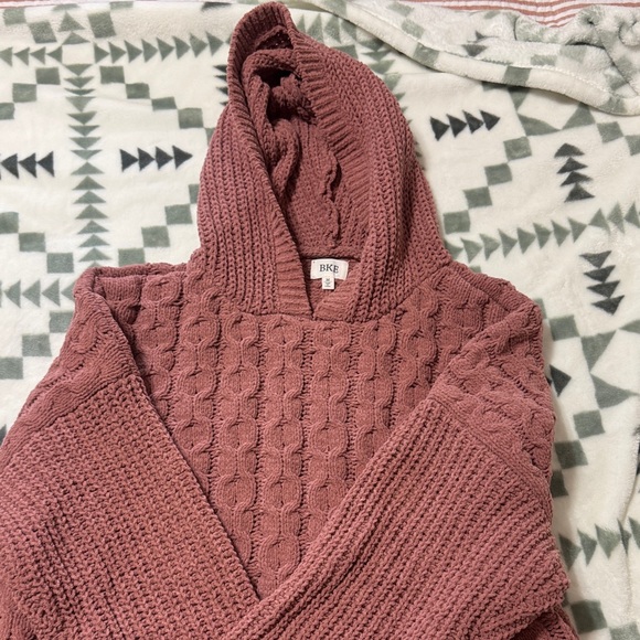 BKE Mauve Cowl Neck Sweater - Picture 2 of 3